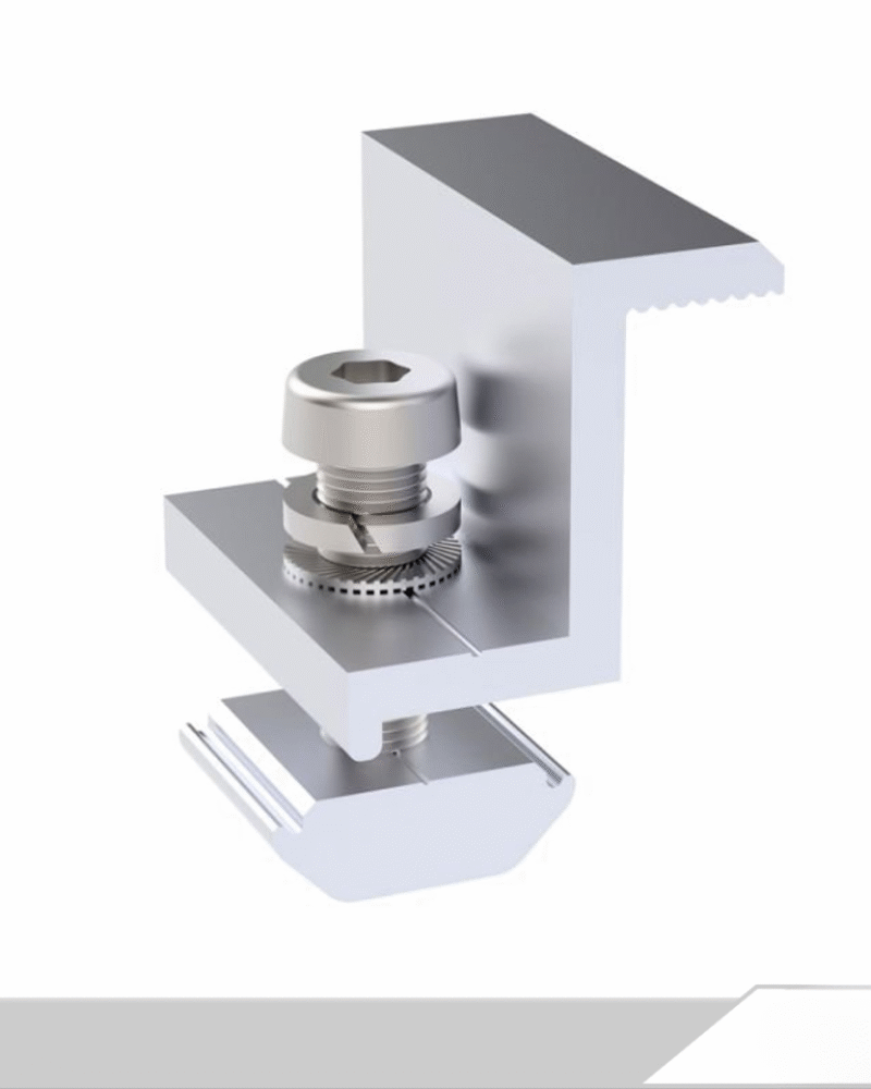 End Clamp ตัวจับยึดริมแผง 35mm