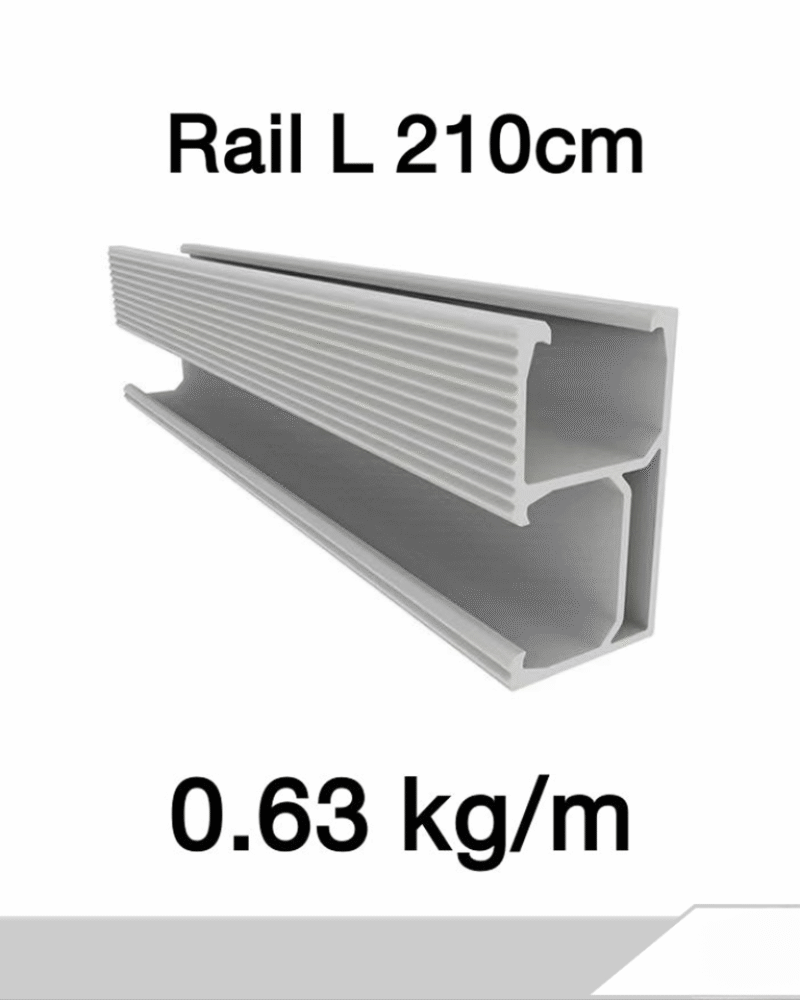 Solar Rail รางอลูมิเนียมยึดแผง ยาว 210 cm.